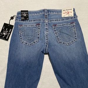 New True Religion Halle Mid Rise Super Skinny